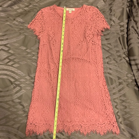 🙂 BOGO Francesca’s Pink Lace Mini Dress - Picture 8 of 8
